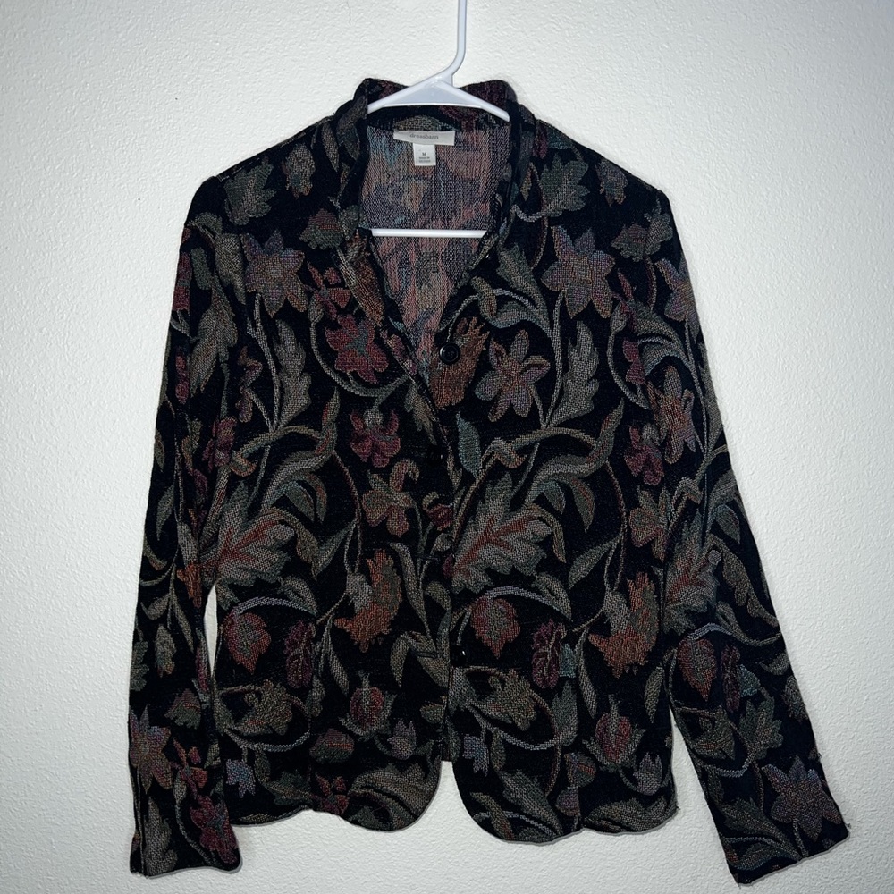 Women’s Dressbarn Knitted Floral Suit Jacket
